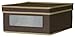 Household Essentials Small Vision Storage Box, Coffee Linen
