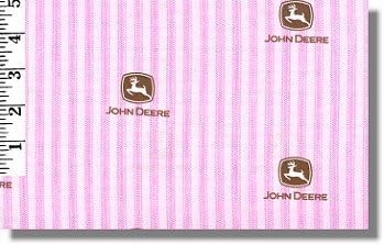 Pink John Deere Fabrics By Springs - 100% Cotton 44" Wide by the yard