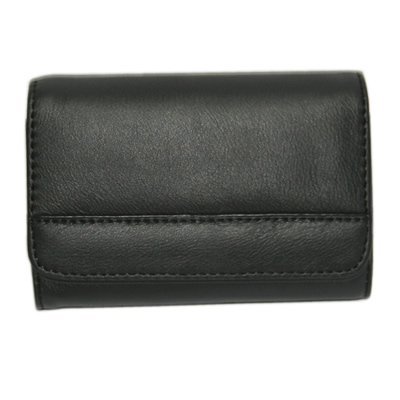 Black Semi-hard Magnetic Closure Camera Case for Casio Exilim EX