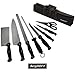 Berghoff Pro Knife Set with Roll Bag - 9 Piece
