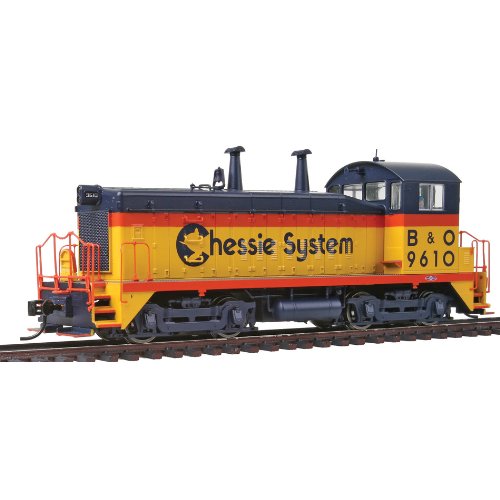 Walthers PROTO 2000 HO Scale Diesel EMD SW9/1200 Powered With Sound And DCC Chessie System/Baltimore And Ohio #9610-image