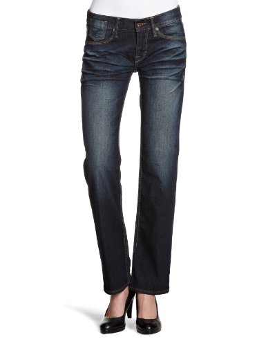 MUSTANG Jeans Damen Jeans Regular Fit, 3580-5156-078, Gr. 33/32, Blau (aged vintage) Preisvergleich