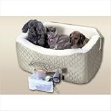 The Buddy Lookout Pet Car Seat Fabric: Black Quilt