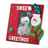 Wood Snowman Photo Frame - Style 37379