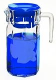 Circleware Lodge 50 oz Pitcher, Blue lid