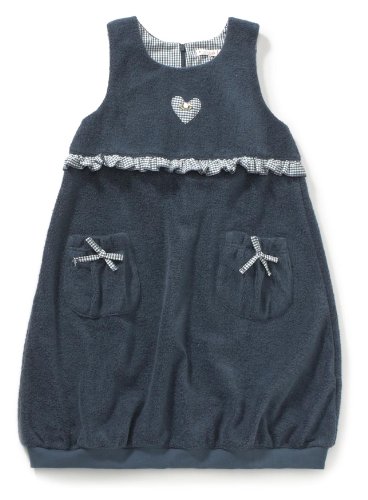 Lana naturalwear M&auml;dchen Kleid/ Knielang 112 1347 5054 Tr&auml;gerkleid Katie, Gr. 104, Blau (d Preisvergleich