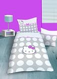 CTI 039045 Bettw&auml;sche Hello Kitty Dotty / Linon / 135 x 200 + 80 x 80 cm