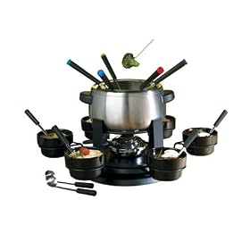 23 pc. Lazy Susan Fondue Set by Home Presence by