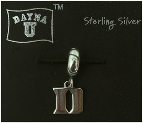 Duke Blue Devils Sterling Silver Charm Bead