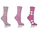 Ladies/Womens Cotton Rich Honeycomb Top Patterned Socks (Pack Of 3)