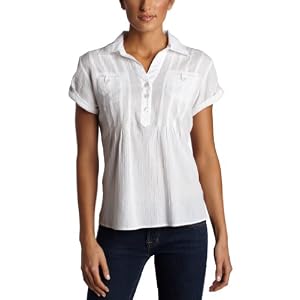 Gloria Vanderbilt Women's Harley Two Pocket Short-Sleeve Pullover