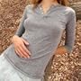 Alternative Apparel Unisex Eco-Heather Henley aa1989