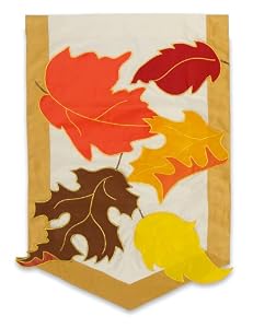 Leaves Garden Size Applique Banner