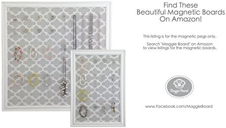 Strong Magnetic Pegs (Plus Free Magnets) (40 Piece Set)