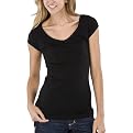 Mossimo Supply Co. Short Sleeve V-Neck Value Tee - Ebony