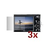 GTMax 3 Pcs LCD Screen Protector for Olympus Digital SLR E-P1, Fuji FinePix F505 Digital Camera
