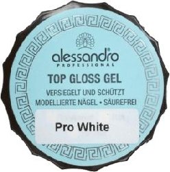 Alessandro Top Gloss UV Gel - Versiegelungsgel transparent - mit Pro White Effekt - 15 gr. Preisvergleich