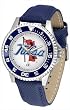 Tulsa Golden Hurricane Suntime Competitor Poly/Leather Band Watch - NCAA College Athletics