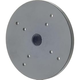 Grizzly H3412 Cast Iron Faceplate - 4" x 3/4" x 16 TPI