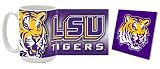 LSU Mug & Coaster Gift Box Combo Louisiana State Fightin' Tigers (LSU) Beverage Drinkware