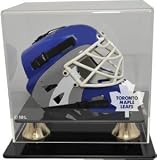 Toronto Maple Leafs Mini Hockey Helmet Display Case, Horizontal View
