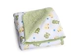 Carter's Velour Sherpa Blanket, Frog and Duck
