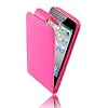 Supergets Quality Apple Ipod Touch 4G 4TH 5 5TH (2010,2011) Generation Leather Flip Case Pink And LCD Screen Protector Exclusive