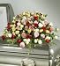 Flowers - Rose Casket Cover Spray - Multicolor