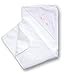 Emile et Rose Towelling Cuddle Wrap in Dot Print/Bunny Embroidery, Towels, Babies, One size fits all