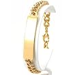 ID Bracelet Gold Plated 8 1/2"