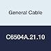 General Cable C6504A.21.10 Multi-Conductor Braid Shield Cable, MIL-W-16878 Type B, 8C/28 7/36TC BRD SH MIL-W TYP