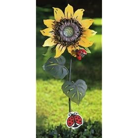 Sunflower Garden Stake by 