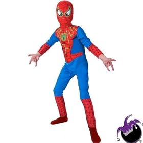 Spider-Man Glow-in-the-Dark Costume (Boy - Child Medium 7-8)