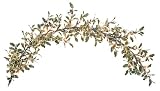 GKI Bethlehem Lighting 6-Foot 35-Light Weatherproof Lighted Holly Garland