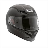 AGV Grid Solid Gloss Black Full-face Motorcycle Helmet Size Xsmall New by AGV