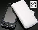 Original Suncase Tasche fuer Samsung GT S5230 Star Etui Leder (Weiss)