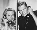 ELIZABETH MONTGOMERY AS SAMANTHA STEPHENS/SERENA, DICK YORK AS DARRIN STEPHENS #1 FROM BEWITCHED #3 - BLACK & WHITE Movie Photo- MEDIUM Size Print - SIZE 14x11