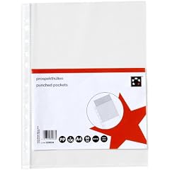 5 Star 809634 Prospekth�llen DIN A4, glasklar oben 60my PP Inh.100