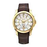 Seiko Men's SNQ118 Premier Brown Leather Perpetual Calendar Watch