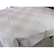 Homespun Linen Checkerboard Stripes Baltic Weave Tablecloth