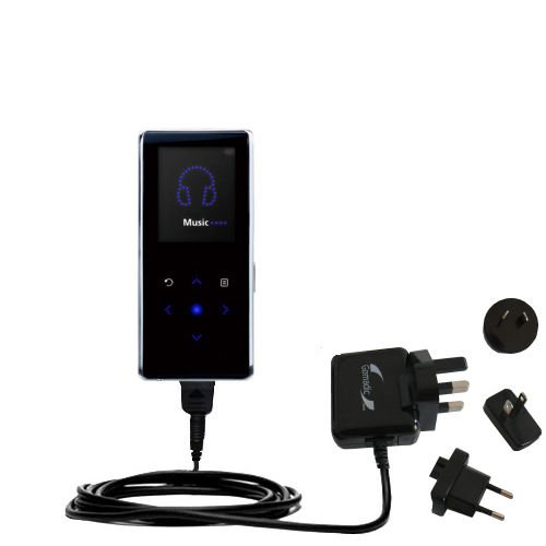 International Wall / AC Charger for the Samsung Yepp K3 - Gomadic Brand w/ TipExchange Technology
