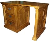 Gothic Pine Furniture Pedestal Desk