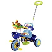 くまのプーサン かじとりトーク三輪車 ブルー