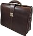 Passage2 - Leather Mens Lawyers Briefcase (Brown)