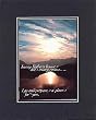 In My Father's House Are Many Rooms . . . 8 x 10 Inches Biblical/Religious Verses set in Double Beveled Matting - A Timeless and Priceless Poetry Keepsake Collection