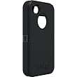 OtterBox Universal Defender Case for iPhone 4 (Black Silicone & Black Plastic)