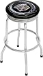 Cadillac Crest Single Foot Ring Barstool with Swivel