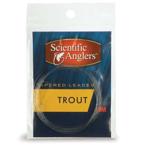 Scientific Anglers Knotless Tapered Trout Leaders (Length: 7.5- Feet - Size: 4X)