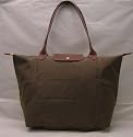 Longchamp Le Pliage Large Folding Tote, Taupe
