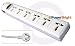 220-240 VOLT 6 OUTLET FAX/MODEM SURGE PROTECTOR